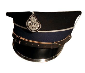 Czapka rogatywka OSP z okuciem